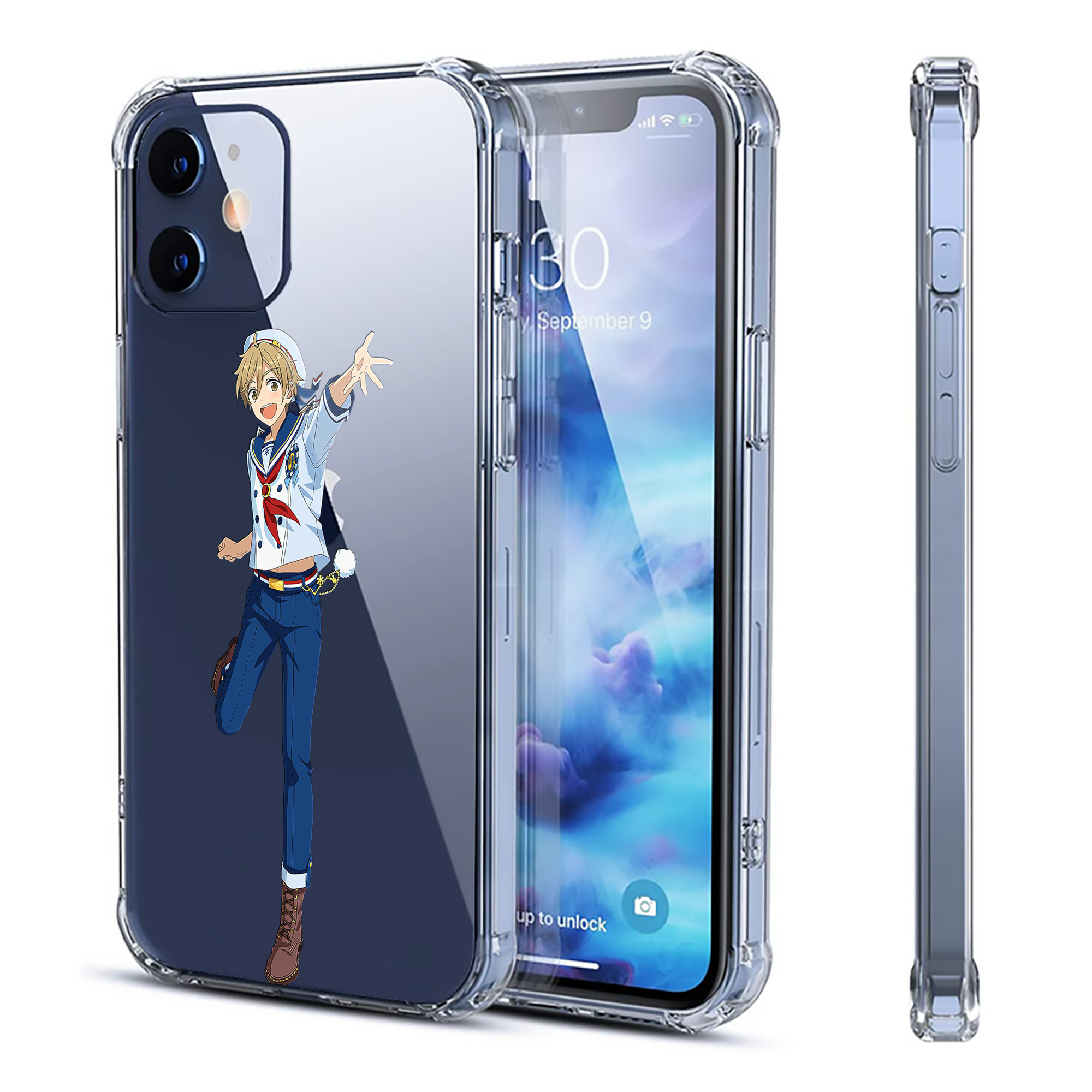 （画像用） あんさんぶるスターズ! Ensemble Stars 【iPhone 12シリーズ対応】透明スマホケース（クリアソフトケース）